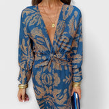Oriana - Elegante vestito con maniche lunghe