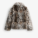 GIACCA IN FINTA PELLICCIA LEOPARDO