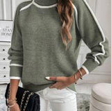 Avalon - Maglione in Cotone Verde Oliva