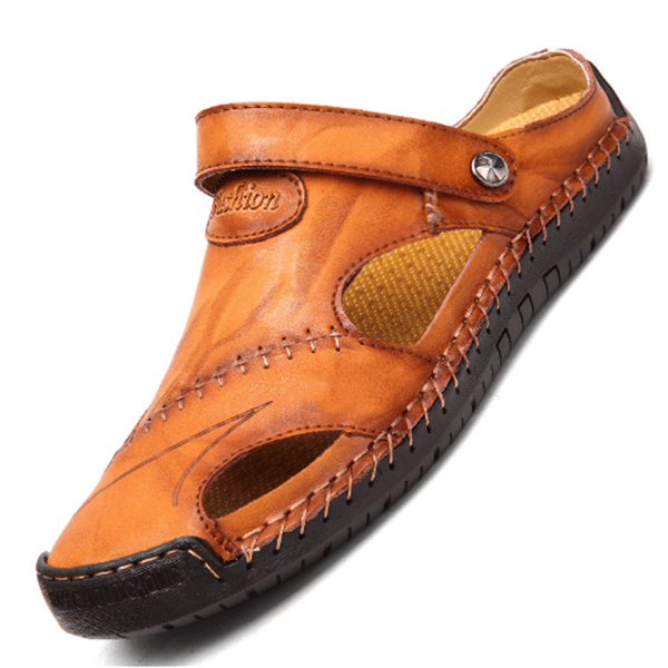 Chris - Sandali in pelle ortopedici comfort e sostegno