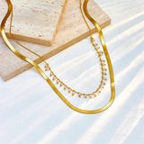 Marizanne | Collana Serpente di Lusso & Set di Gioielli con Perle in Oro 18K