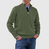 Howard  –  Pullover a mezza zip raffinato
