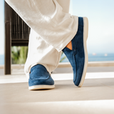 Mocassini in suede