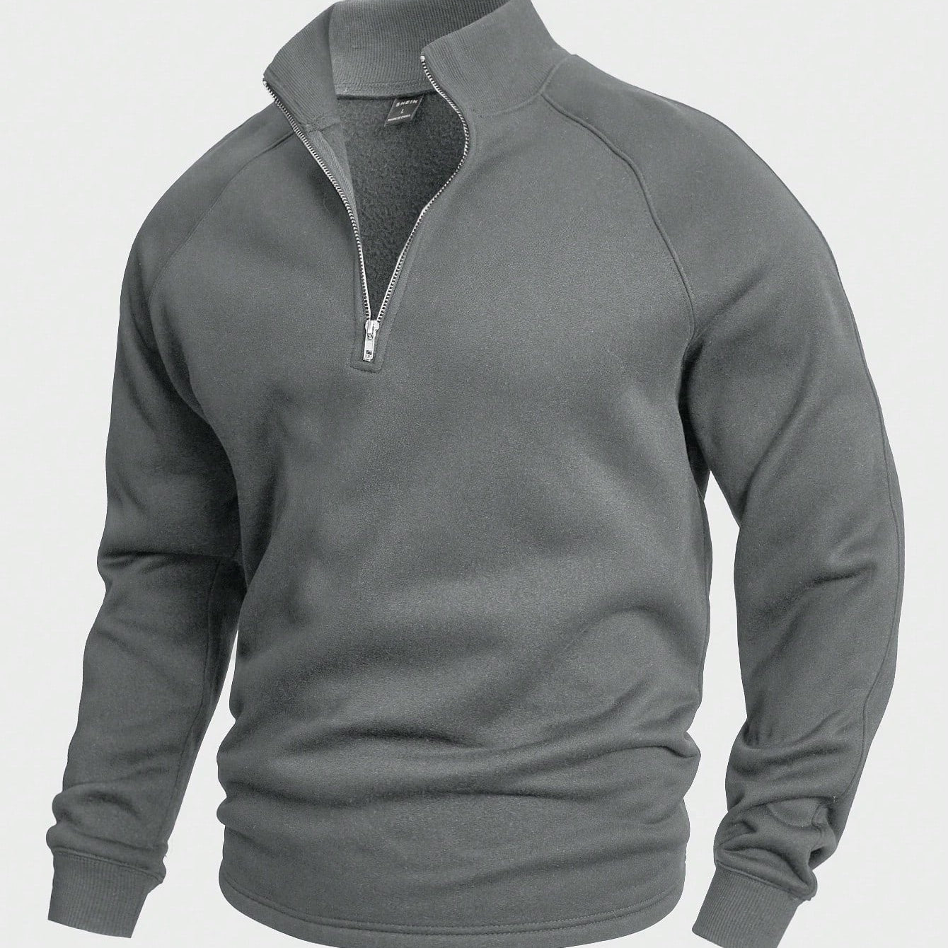 Anthony - Pullover casual con mezza zip