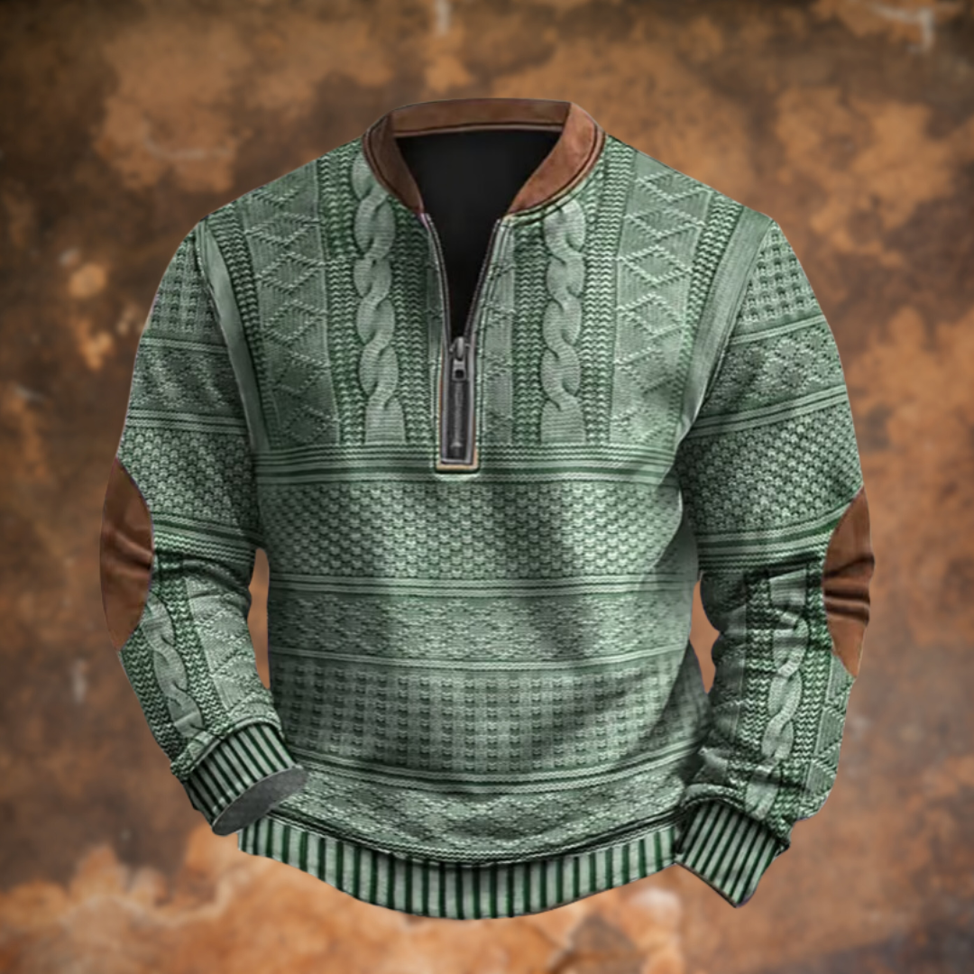 Buffalo | Maglione a maglia con zip
