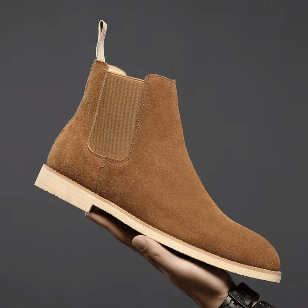 Bradley - Stivali Chelsea in scamosciato, stile e comfort.