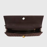 Cherry | Clutch in Suede Intrecciato di Lusso