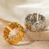 Hazel | Anello a Cuore Avvolgente