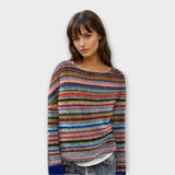 Manonin - Maglione Striato Casual e Confortevole
