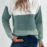 Calista - Maglione Elegante a Maniche Lunghe con Spalle Cadute
