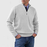 Howard  –  Pullover a mezza zip raffinato
