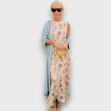 Elveria –  Maxi abito con cardigan
