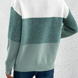 Calista - Maglione Elegante a Maniche Lunghe con Spalle Cadute