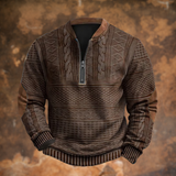 Buffalo | Maglione a maglia con zip