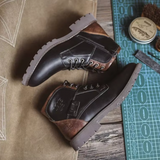 Aaron - Stivali In Pelle Vintage Per Uno Stile Senza Tempo