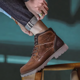 Aaron - Stivali In Pelle Vintage Per Uno Stile Senza Tempo