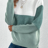 Calista - Maglione Elegante a Maniche Lunghe con Spalle Cadute