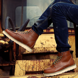 Cole - Stivali in Pelle Vintage per un Look Robusto