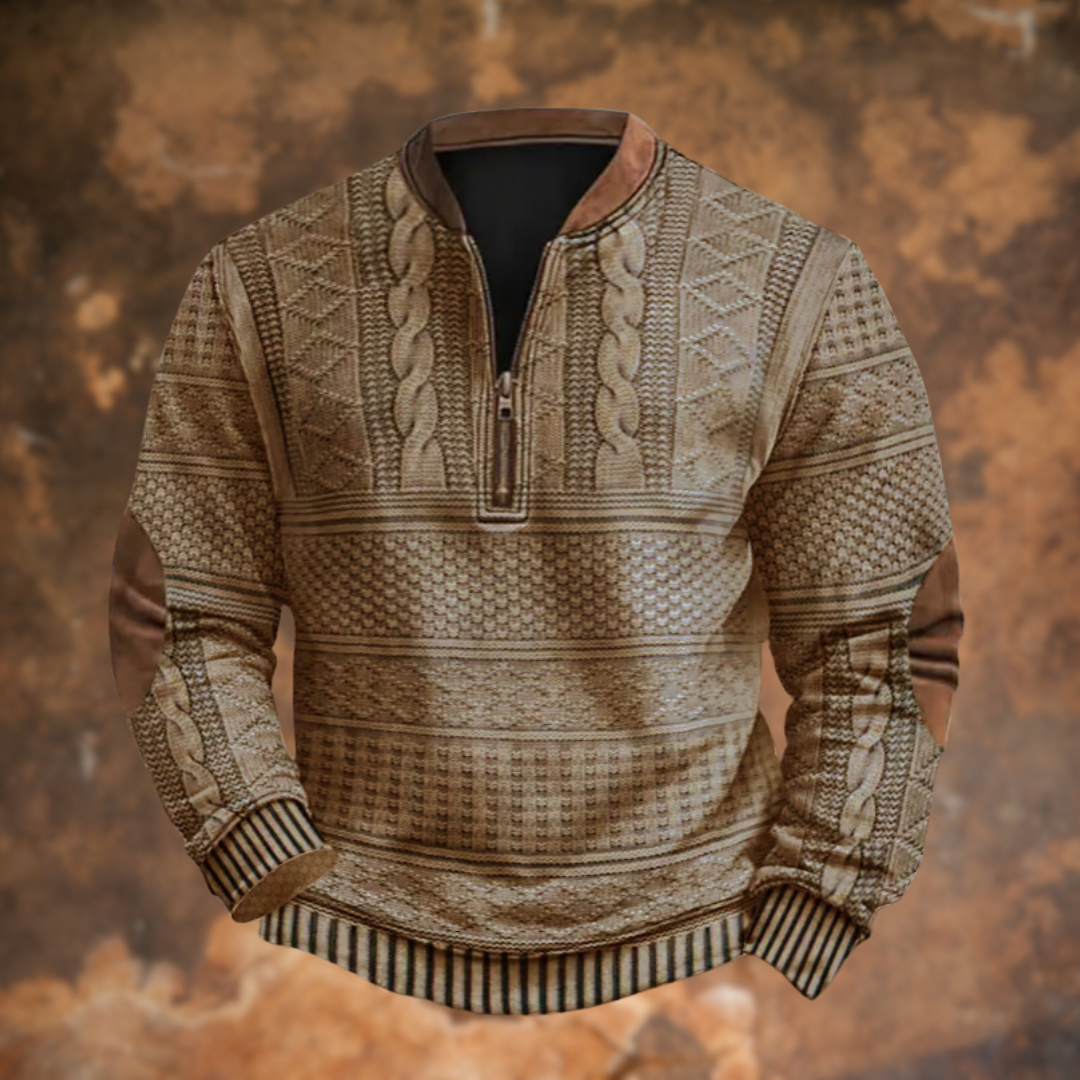 Buffalo | Maglione a maglia con zip
