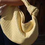 Giselle | Borsa a Spalla Media Intrecciata con Nodo