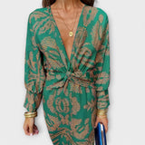 Oriana - Elegante vestito con maniche lunghe