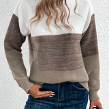 Calista - Maglione Elegante a Maniche Lunghe con Spalle Cadute