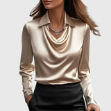 Brooklyn – Camicetta Elegante in Satin Lucido
