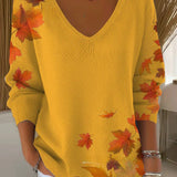 Tullia– Maglione in maglia con scollo a V