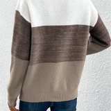 Calista - Maglione Elegante a Maniche Lunghe con Spalle Cadute