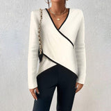 Yzabelle – Maglione con Rifinitura a Contrasto