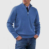 Howard  –  Pullover a mezza zip raffinato