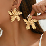 Lana | Orecchini a Goccia Floral Golden