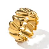 Hazel | Anello a Cuore Avvolgente