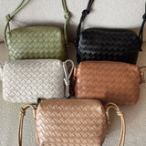 Janna | Borsa a tracolla compatta intrecciata per ogni giorno