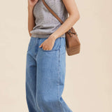 Eliza | Borsa Quadrata con Zip Lucida