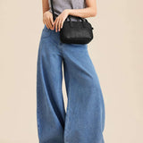 Eliza | Borsa Quadrata con Zip Lucida