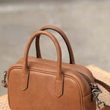 Eliza | Borsa Quadrata con Zip Lucida