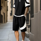 Set di outfit elegante a 2 pezzi per uomini