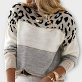 Cheyenne - Maglione Casual con Design Leopardo