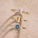 Lioravelle | Anello in Diamante Viola in Oro 18k