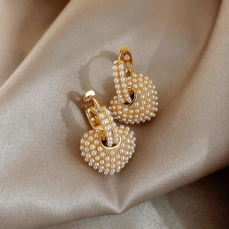 Yuli Hjärta Boucles d'oreilles en perles - Ultima Occasione, Sconto