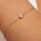 Dalynette | Bracciale con Pietre di Moissanite in Oro 14k