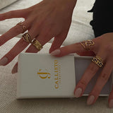 Jaylinette | Anello Grande in Oro 18K