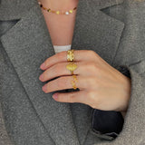 Jaylinette | Anello Grande in Oro 18K