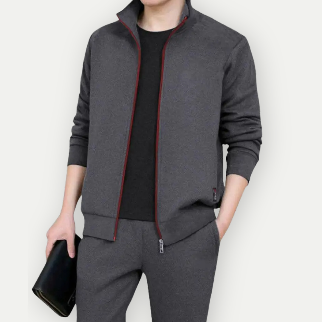 Set Giacca e Pantaloni con Zip per Uomini