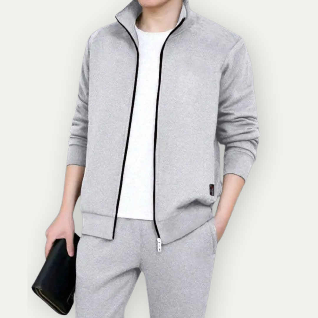 Set Giacca e Pantaloni con Zip per Uomini