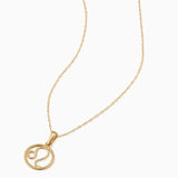 Rosalyette | Collana con Segno Zodiacale in Oro 18k