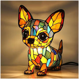 Patoune - Lampada Per Cani Magica In Vetro Colorato