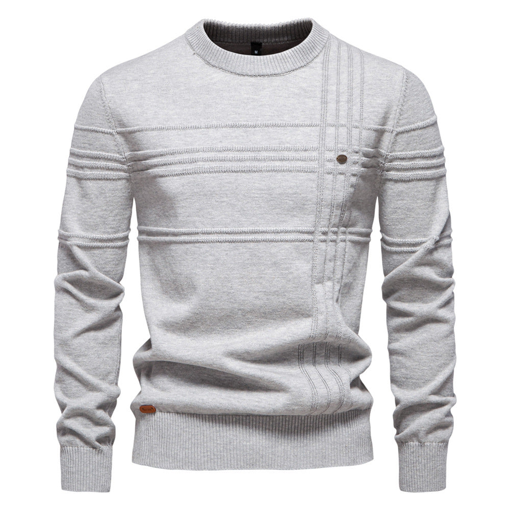 Henry - Maglione classico in maglia per uomo