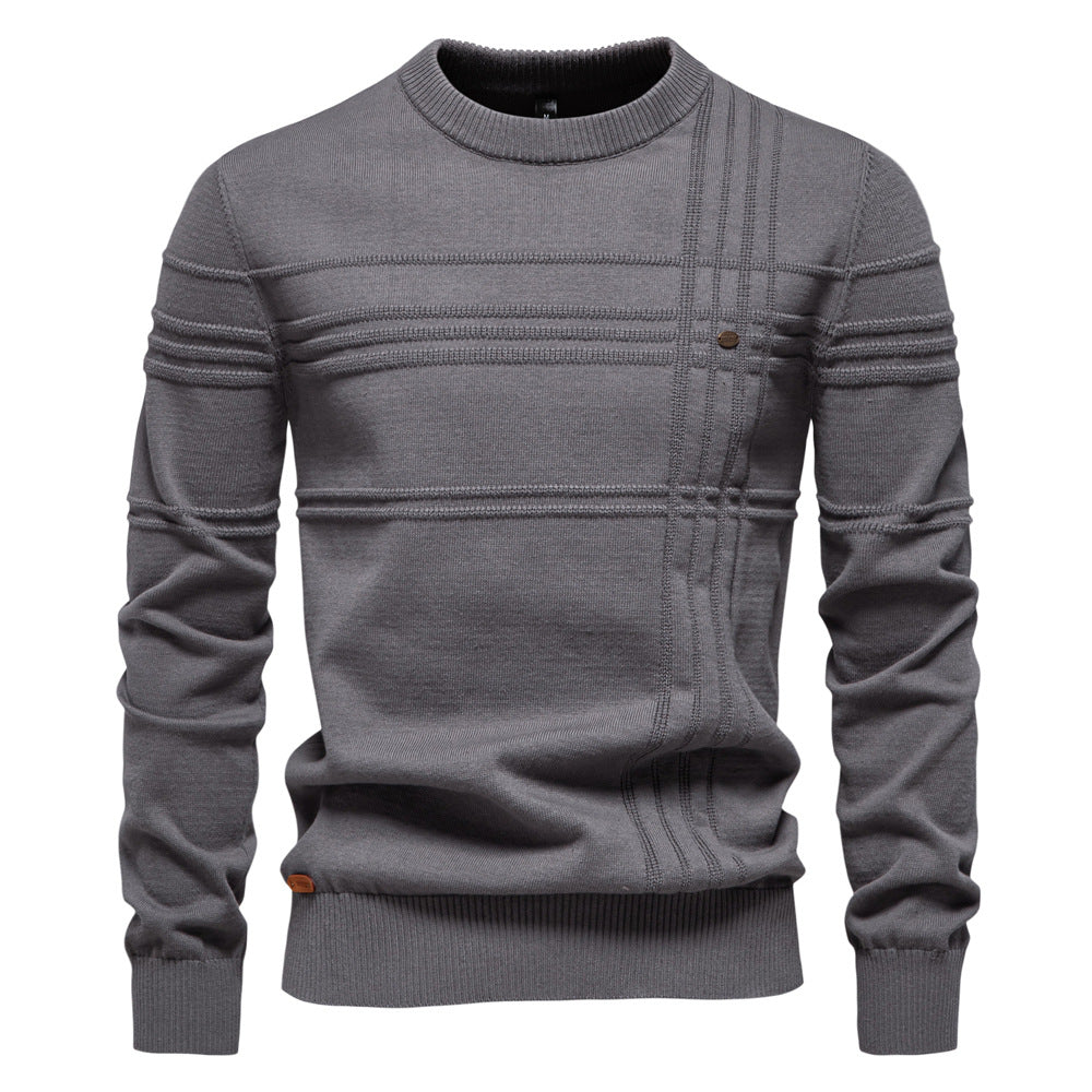 Henry - Maglione classico in maglia per uomo